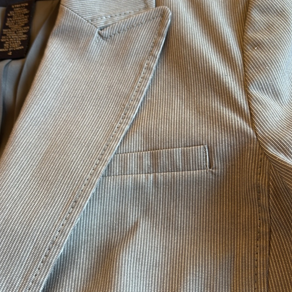 Banana Republic Grey One Button Blazer Size 4 - Picture 4 of 8